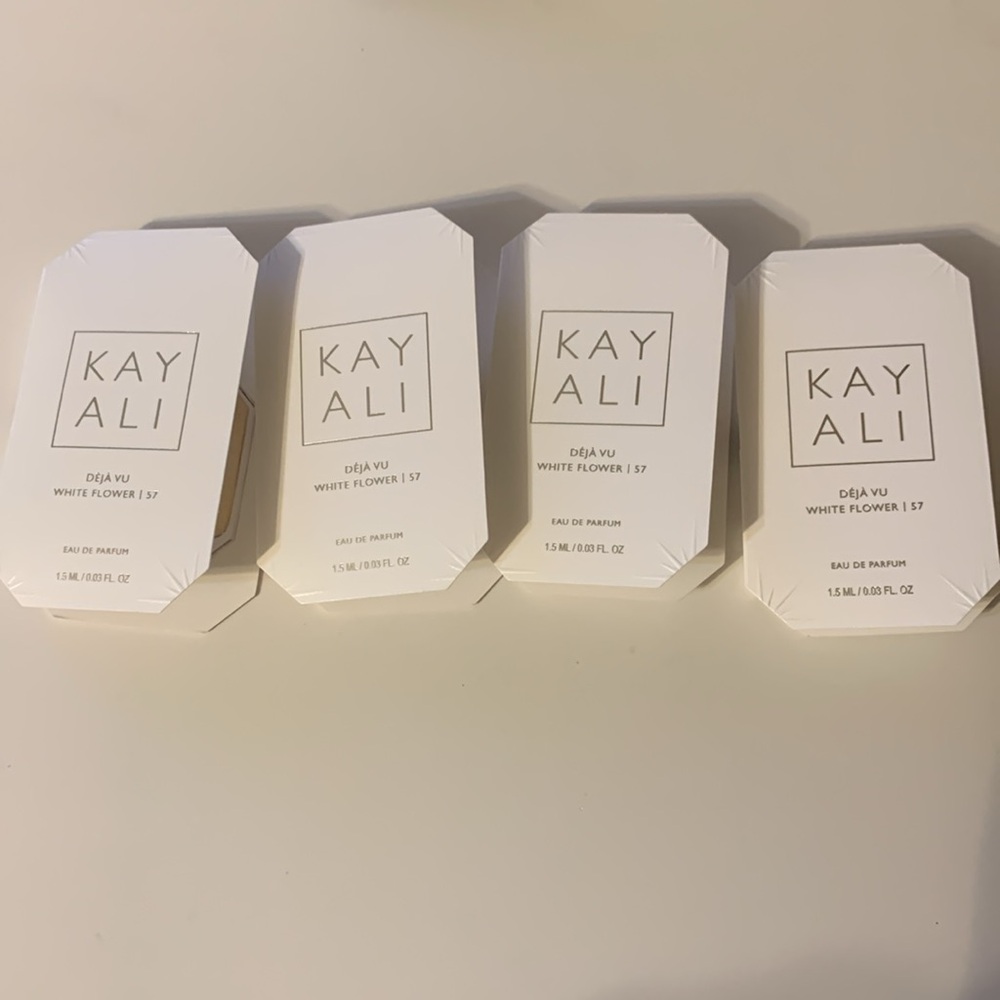 4pcs KAY ALI white flower 57